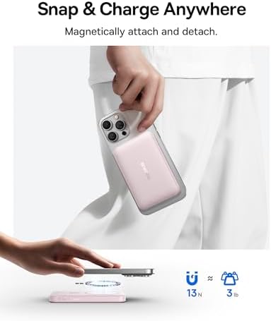 Baseus for MagSafe Portable Charger  Qi2 Certified 15W Wireless Magnetic Power Bank 10000mAh with USB C Cable 22 5W PD Charging  Battery Pack Compatible with iPhone 17/16/15/14/13 Pro/Pro Max Series