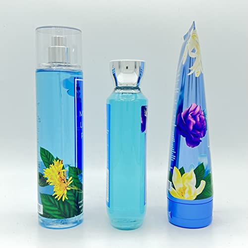 Bath & Body Works Moonlight Path Body Set   Shower Gel 10 Fl Oz  Fine Fragrance Mist 8 Fl Oz & Body Cream 8 Fl Oz