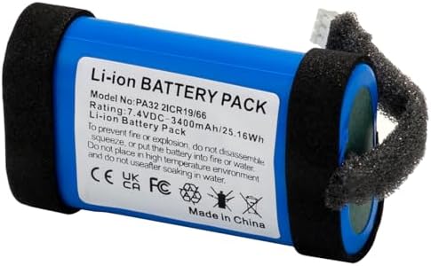 Batteries are Suitable for Marshall Emberton  Emberton II 7 4 V 3400 mAh Lithium ion Battery