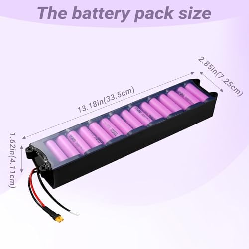 Battery Pack for Electric Scooter  7800mah 36V Electric Scooter Battery Compatible with xiaomi M365 1 1 1 2 High Imitation Scooter Without Communication 13 19x2 85x1 65Inch LxWxH
