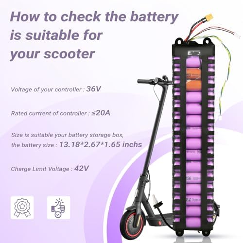 Battery Pack for Electric Scooter  7800mah 36V Electric Scooter Battery Compatible with xiaomi M365 1 1 1 2 High Imitation Scooter Without Communication 13 19x2 85x1 65Inch LxWxH