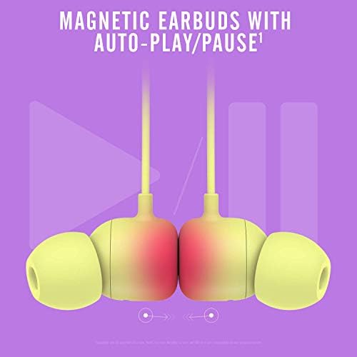 Beats Flex Wireless Earbuds   Apple W1 Headphone Chip  Magnetic Earphones  Class 1 Bluetooth  12 Hours of Listening Time  Built in Microphone   Flame Blue