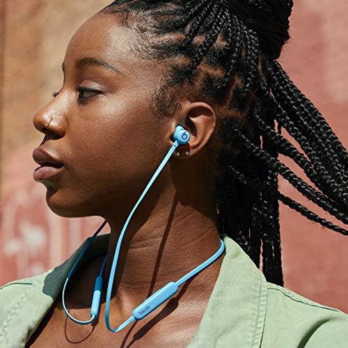 Beats Flex Wireless Earbuds   Apple W1 Headphone Chip  Magnetic Earphones  Class 1 Bluetooth  12 Hours of Listening Time  Built in Microphone   Flame Blue