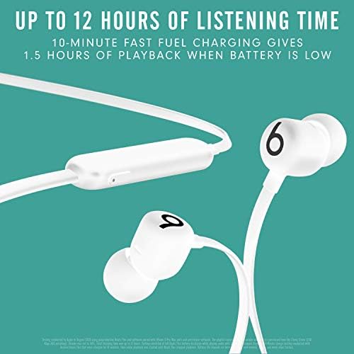 Beats Flex Wireless Earbuds   Apple W1 Headphone Chip  Magnetic Earphones  Class 1 Bluetooth  12 Hours of Listening Time  Built in Microphone   Flame Blue