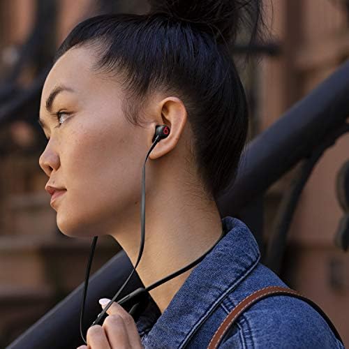 Beats Flex Wireless Earbuds   Apple W1 Headphone Chip  Magnetic Earphones  Class 1 Bluetooth  12 Hours of Listening Time  Built in Microphone   Black