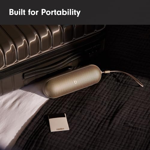 Beats Pill   Portable Bluetooth Speaker   Up to 24H Battery Life  Water Resistant  Bluetooth  Apple & Android Compatible  Seriously Loud Sound for Home  Outdoor and Travel   Matte Black