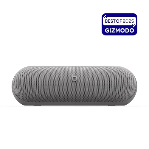 Beats Pill x Kim Kardashian   Wireless Bluetooth Speaker and Portable Charger via USB C   Up to 24 Hours Battery Life  IP67 Water Resistant  Apple & Android Compatible  Built in Mic   Dark Gray