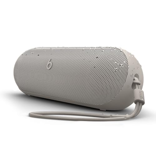 Beats Pill x Kim Kardashian   Wireless Bluetooth Speaker and Portable Charger via USB C   Up to 24 Hours Battery Life  IP67 Water Resistant  Apple & Android Compatible  Built in Mic   Light Gray