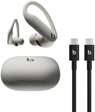 Beats Powerbeats Pro 2 - Auriculares inalámbricos con cancelación de ruido para entrenamiento con ganchos de ajuste seguro, hasta 45 horas de batería con estuche de carga, resistentes al sudor y al