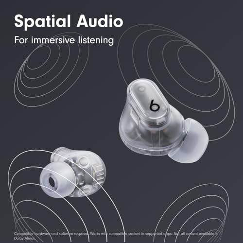 Beats Studio Buds + | Auriculares inalámbricos con cancelación de ruido, compatibilidad mejorada con Apple y Android, micrófono integrado, auriculares Bluetooth resistentes al sudor, audio espacial,