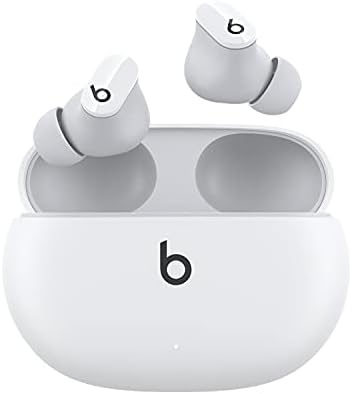 Beats Studio Buds   True Wireless Noise Cancelling Earbuds   Compatible with Apple & Android  Built in Microphone  IPX4 Rating  Sweat Resistant Earphones  Class 1 Bluetooth Headphones   White