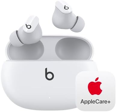 Beats Studio Buds   True Wireless Noise Cancelling Earbuds   Compatible with Apple & Android  Built in Microphone  IPX4 Rating  Sweat Resistant Earphones  Class 1 Bluetooth Headphones   White