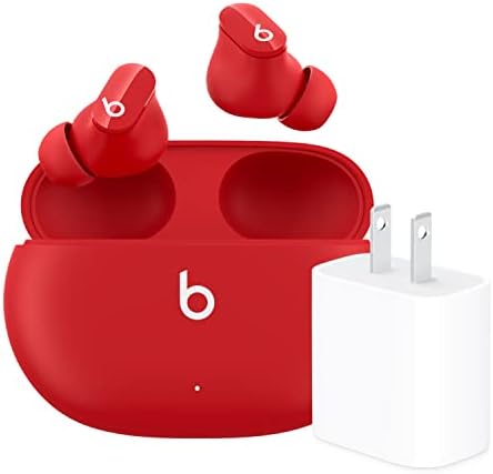 Beats Studio Buds   True Wireless Noise Cancelling Earbuds   Compatible with Apple & Android  Built in Microphone  IPX4 Rating  Sweat Resistant Earphones  Class 1 Bluetooth Headphones   White