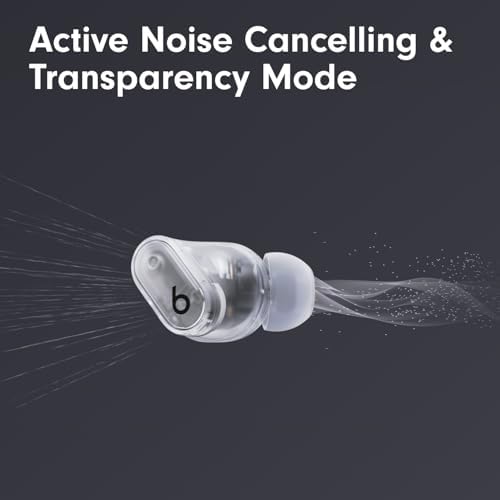 Beats Studio Buds     True Wireless Noise Cancelling Earbuds  Enhanced Apple & Android Compatibility  Built in Microphone  Sweat Resistant Bluetooth Headphones  Spatial Audio   Transparent