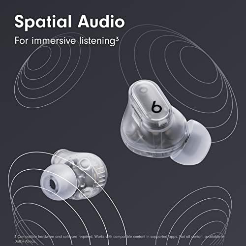 Beats Studio Buds     True Wireless Noise Cancelling Earbuds  Enhanced Apple & Android Compatibility  Built in Microphone  Sweat Resistant Bluetooth Headphones  Spatial Audio   Transparent