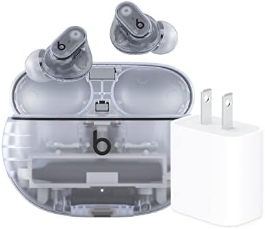 Beats Studio Buds     True Wireless Noise Cancelling Earbuds  Enhanced Apple & Android Compatibility  Built in Microphone  Sweat Resistant Bluetooth Headphones  Spatial Audio   Transparent