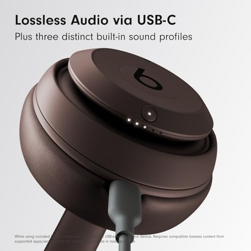 Beats Studio Pro   Premium Wireless Over Ear Headphones  Up to 40 Hour Battery Life  Active Noise Cancelling  USB C Lossless Audio  Apple & Android Compatible   Deep Brown