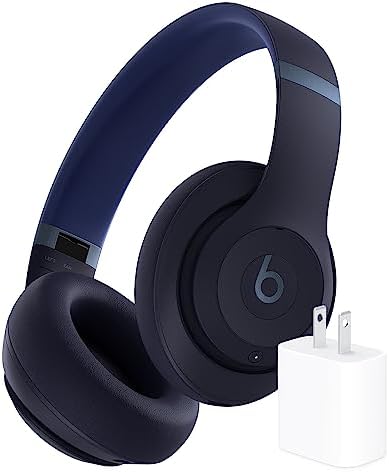 Beats Studio Pro   Premium Wireless Over Ear Headphones  Up to 40 Hour Battery Life  Active Noise Cancelling  USB C Lossless Audio  Apple & Android Compatible   Navy