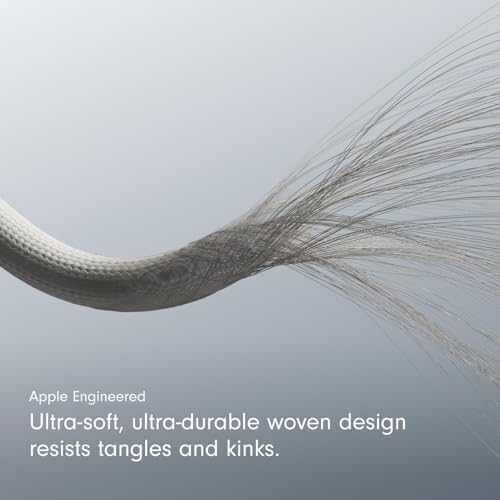 Beats USB C to Lightning Woven Cable Fast Charging Durable/Tangle Free Compatible Charger for Apple Devices w Lightning Ports  20 cm  8 in    Bolt Black