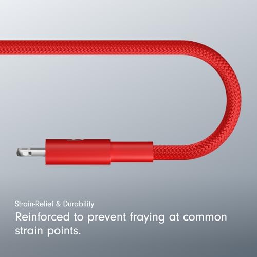 Beats USB C to Lightning Woven Cable Fast Charging Durable/Tangle Free Compatible Charger for Apple Devices w Lightning Ports  20 cm  8 in    Bolt Black
