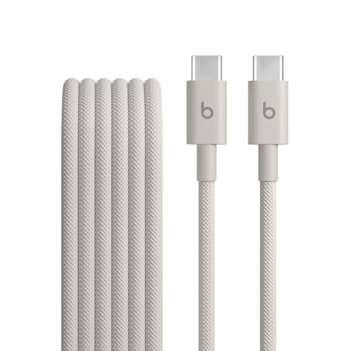 Beats USB C to Lightning Woven Cable Fast Charging Durable/Tangle Free Compatible Charger for Apple Devices w Lightning Ports  1 5 m  5 ft    Bolt Black