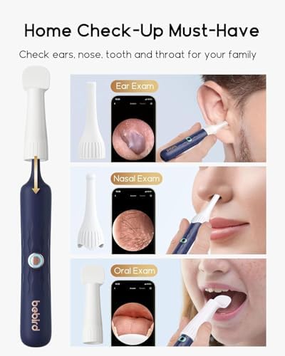 Bebird Earsight Plus D39R Ear Wax Removal Tool Camera  FSA HSA Eligible Items  Ear Cleaner with Flexible Ear Camera Otoscope  Visual Ear Pick Tweezers Wax Remover  Ear Cleaning Kit for Family