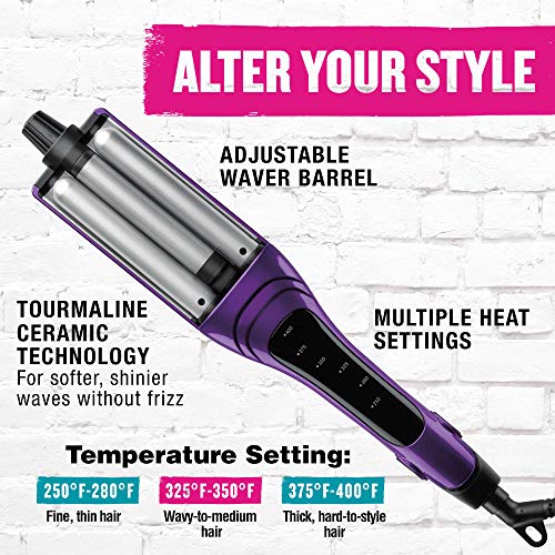 Bed Head A Wave We Go Tourmaline Ceramic Adjustable Hair Waver   Create Different Types of Waves