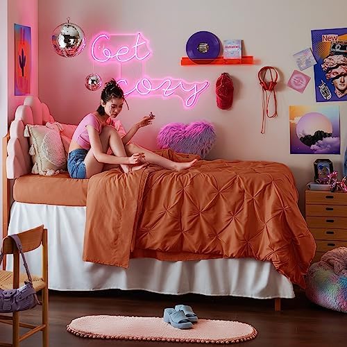 Bedsure Queen Comforter Set Baby Pea Green   Bed in a Bag Queen Size Bedding 7 Pieces  GentleSoft  Pintuck Bed Set Gift for Family  Pinch Pleat All Season Comforter with Sheets  Pillowcases & Shams