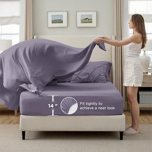 Bedsure Queen Comforter Set Baby Pea Green   Bed in a Bag Queen Size Bedding 7 Pieces  GentleSoft  Pintuck Bed Set Gift for Family  Pinch Pleat All Season Comforter with Sheets  Pillowcases & Shams