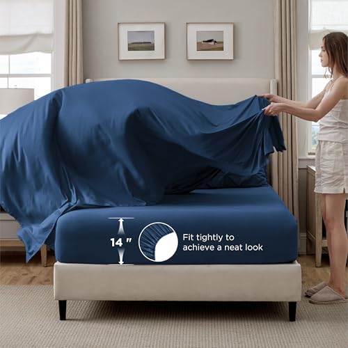 Bedsure Queen Comforter Set Baby Pea Green   Bed in a Bag Queen Size Bedding 7 Pieces  GentleSoft  Pintuck Bed Set Gift for Family  Pinch Pleat All Season Comforter with Sheets  Pillowcases & Shams