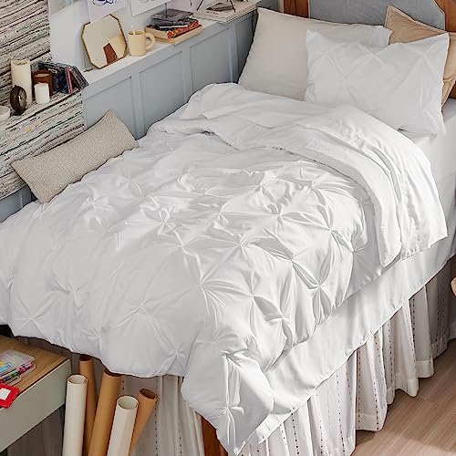 Bedsure Queen Comforter Set Baby Pea Green   Bed in a Bag Queen Size Bedding 7 Pieces  GentleSoft  Pintuck Bed Set Gift for Family  Pinch Pleat All Season Comforter with Sheets  Pillowcases & Shams