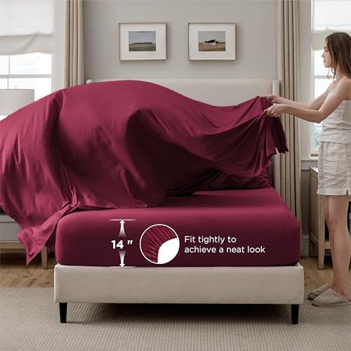 Bedsure Queen Comforter Set Baby Pea Green   Bed in a Bag Queen Size Bedding 7 Pieces  GentleSoft  Pintuck Bed Set Gift for Family  Pinch Pleat All Season Comforter with Sheets  Pillowcases & Shams