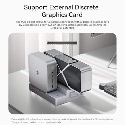 Beelink GTi13 Mini PC Intel Core i9 13900HK up to 5 4GHz 14C/20T Mini Computer 32GB DDR5 5200MHz 1TB PCIe4 0 SSD Triple Display HDMI&DP/Thunderbolt 4/4K 60Hz/WiFi6/BT5 2/NPU/AI/Built in PSU