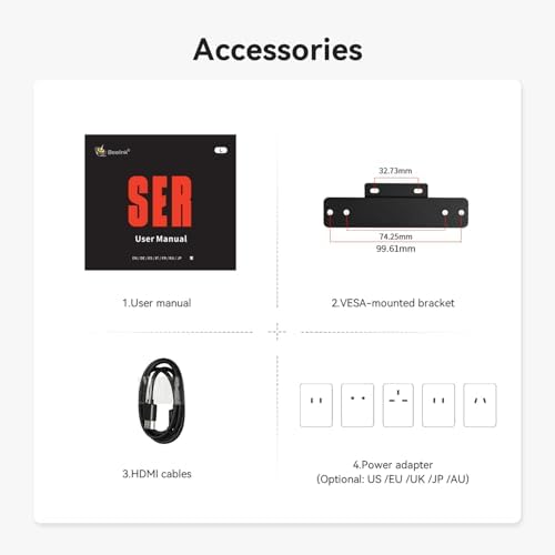 Beelink SER5 MAX Mini PC  AMD Ryzen 7 6800U 6nm  8C/16T  up to 4 7GHz  Mini Computer 24GB LPDDR5 RAM 500GB NVME SSD  Micro PC 4K 60Hz Triple Display  Mini Gaming Computer WiFi6/BT5 2/HTPC/W 11 Pro