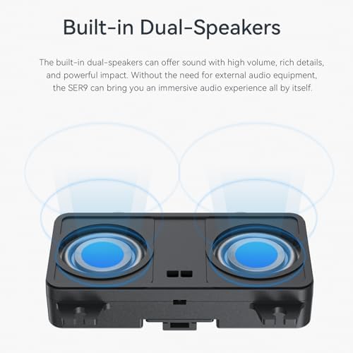 Beelink SER5 MAX Mini PC  AMD Ryzen 7 6800U 6nm  8C/16T  up to 4 7GHz  Mini Computer 24GB LPDDR5 RAM 500GB NVME SSD  Micro PC 4K 60Hz Triple Display  Mini Gaming Computer WiFi6/BT5 2/HTPC/W 11 Pro