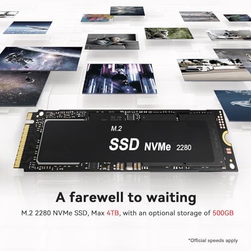 Beelink SER5 MAX Mini PC  AMD Ryzen 7 6800U 6nm  8C/16T  up to 4 7GHz  Mini Computer 24GB LPDDR5 RAM 500GB NVME SSD  Micro PC 4K 60Hz Triple Display  Mini Gaming Computer WiFi6/BT5 2/HTPC/W 11 Pro