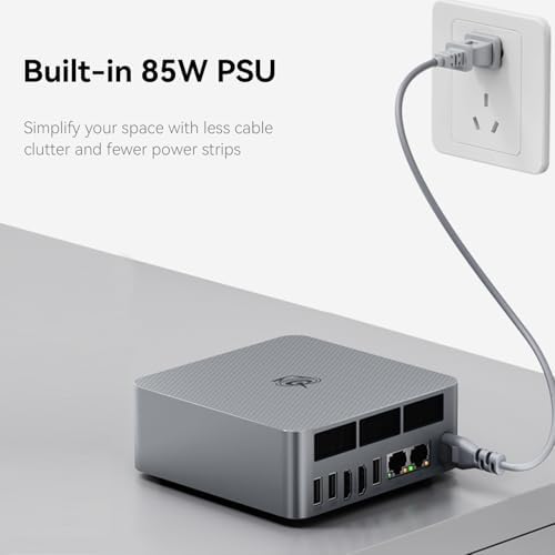 Beelink SER5 MAX Mini PC  AMD Ryzen 7 6800U 6nm  8C/16T  up to 4 7GHz  Mini Computer 24GB LPDDR5 RAM 500GB NVME SSD  Micro PC 4K 60Hz Triple Display  Mini Gaming Computer WiFi6/BT5 2/HTPC/W 11 Pro