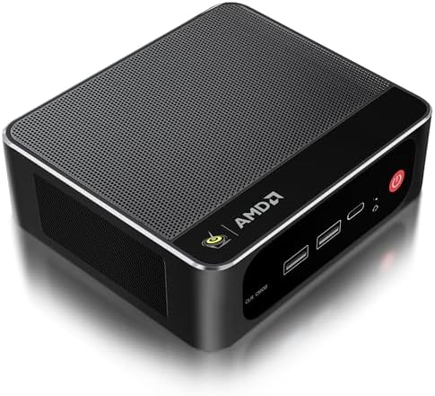 Beelink SER5 MAX Mini PC AMD Ryzen 7 7735HS up to 4 75GHz 8C/16T   Mini Computer 24GB LPDDR5 RAM 1TB PCIe4 0 X4 SSD  4K Triple Display  WiFi 6  BT 5 4 RJ45 2 5G LAN