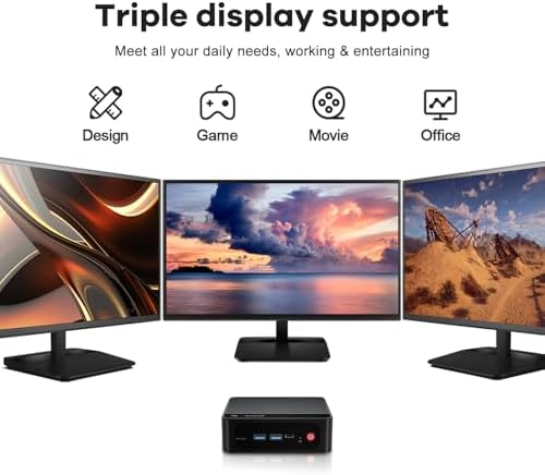Beelink SER5 Mini PC AMD Ryzen 5 5500U 6C/12T up to 4 0 GHz  Mini Computer 32GB DDR4 RAM 500GB M 2 SSD Graphics 7core 1800MHz Support 4K Triple Display/HDMI DP Type C/Wifi6/BT5 2 Auto Power On