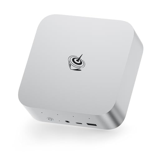 Beelink SER9 Pro AI Mini PC, AMD Ryzen AI 9 HX 370 (80TOPS,12C/24T, 5.1GHz), 64G LPDDR5X 8000MHz 2TB PCIe4.0 x4 SSD, AI PC AMD Radeon 890M NPU 50 AI Tops, micrófono