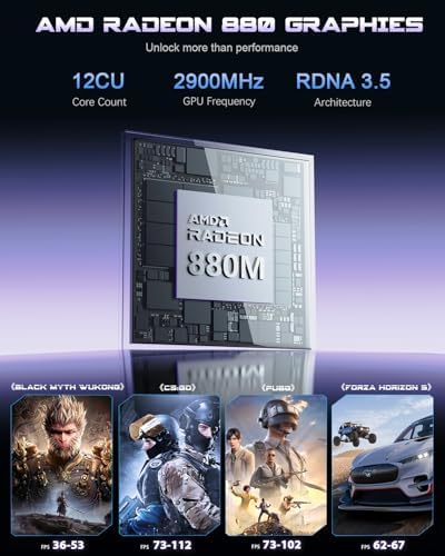 Beelink SER9 Pro Mini PC AMD Ryzen AI 9 365 10 Core 5 0GHz  32GB LPDDR5X 8000MHz  1TB PCIe4 0 SSD  Radeon 880M  Triple 4K 240Hz  USB4  AI Voice  Ultra Quiet 32dB WIN11 PRO