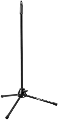 Behringer Eurolive B205D 5 25 Ultra Compact 150W Active PA Monitor Speaker System  Bundle with Mic Stand and 25 XLR Microphone Cable