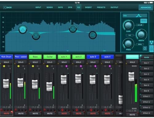 Behringer X AIR XR18 18 Channel  12 Bus Digital Mixer for iPad/Android Tablets with 16 Programmable Midas Preamps  Integrated Wifi Module and Multi Channel USB Audio Interface