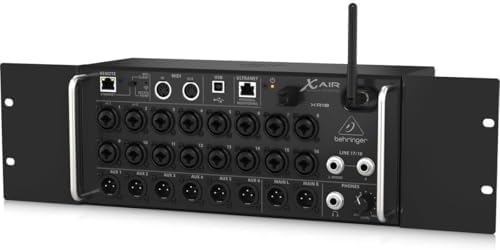 Behringer X AIR XR18 18 Channel  12 Bus Digital Mixer for iPad/Android Tablets with 16 Programmable Midas Preamps  Integrated Wifi Module and Multi Channel USB Audio Interface
