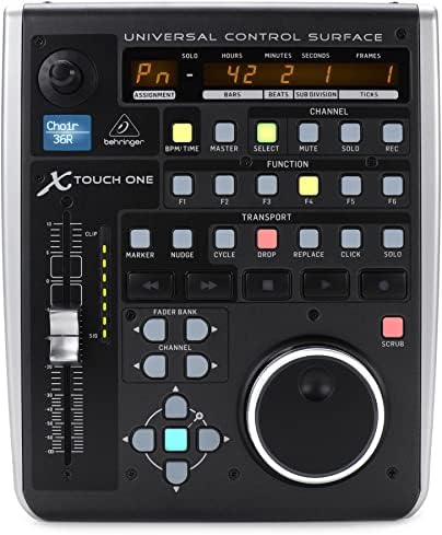 Behringer X TOUCH ONE Universal Control Surface with Touch Sensitive Motor Fader and LCD Scribble Strip
