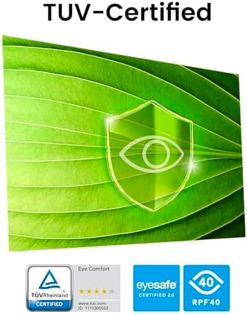 BenQ GW2490TC 23 8 IPS Computer Montior  1080P FHD  144Hz  Height and Tilt Adjustable  Home Office  USB C  Visual Optimizer  Flicker Free  Low Blue Light  Ultra Slim Bezel  TUV Certified  Eye CareU