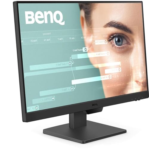 BenQ GW2490 24 Computer Monitor 100Hz FHD 1920x1080p IPS Eye Care Tech VESA Mount Thin Bezel Low Blue Light Adaptive Brightness Wall Mount Built in Speakers DisplayPort HDMI Port2