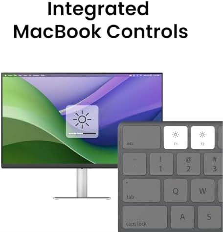 BenQ MA270UP 27  4K 3840x2160 Monitor for MacBook  Pro/Air  Dual USB C  90W Power Delivery  Mac Color Match  USB Hub  Brightness & Volume Control on Mac  Height & Tilt Adjustable Stand  P3 Color Gamut