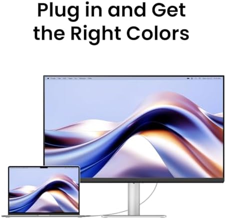 BenQ MA270UP 27  4K 3840x2160 Monitor for MacBook  Pro/Air  Dual USB C  90W Power Delivery  Mac Color Match  USB Hub  Brightness & Volume Control on Mac  Height & Tilt Adjustable Stand  P3 Color Gamut