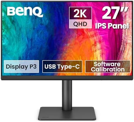 BenQ PD2706UA Ergo Arm Mac Ready 27 4K UHD  95  P3  99  Rec 709 & sRGB  IPS  Built in Ergo Arm  ICCSync  Uniformity  Delta E 3  Factory Calibrated  AQCOLOR  Pantone  USB Hub  USB C  90W 